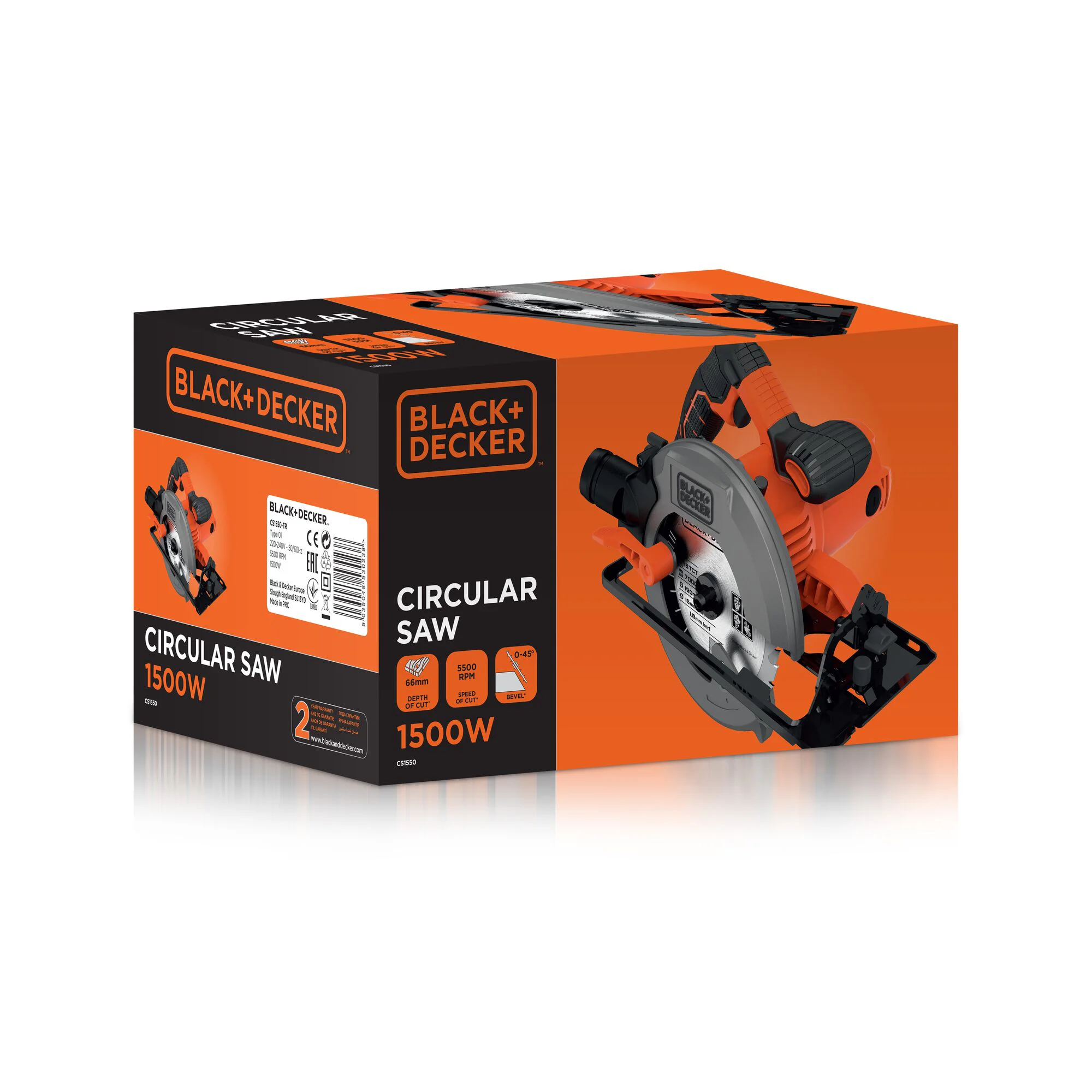 Producto BLACK+DECKER CS1550-QS.