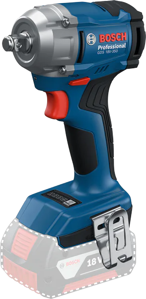 Bosch PRO GDS 18V-350 · atornillador de impacto kit con 2 baterías de 4,0 Ah y cargador GAL 18V-40 · referencia 06019M5022